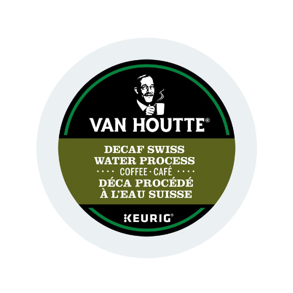 Van Houtte Decaf. Fair Trade Swiss Water Organic K-Cup® Recyclable Pods (Case of 96) K-Cups Van Houtte
