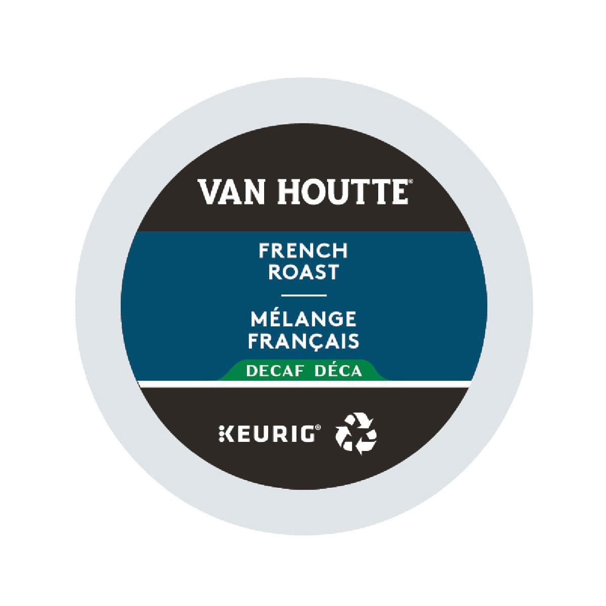 Van Houtte Decaf. French Roast K-Cup® Recyclable Pods (Box of 24) K-Cups Van Houtte