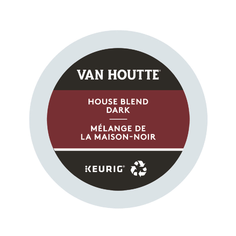 Van Houtte House Blend Dark K-Cup® Recyclable Pods (Box of 24)