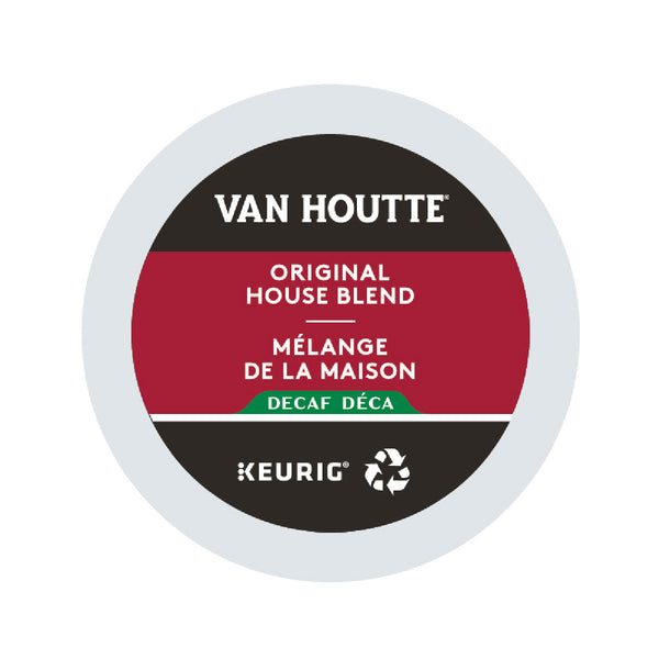Van Houtte Decaf Original House Blend K-Cup® Recyclable Pods (Box of 24)