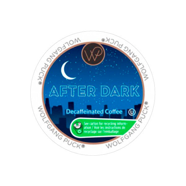 Wolfgang Puck After Dark Decaf Single Serve Coffee Pods (Box of 24)