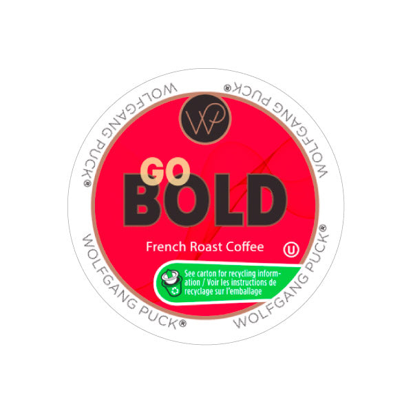 Wolfgang Puck Go Bold Single Serve Coffee Pods (Box of 24)
