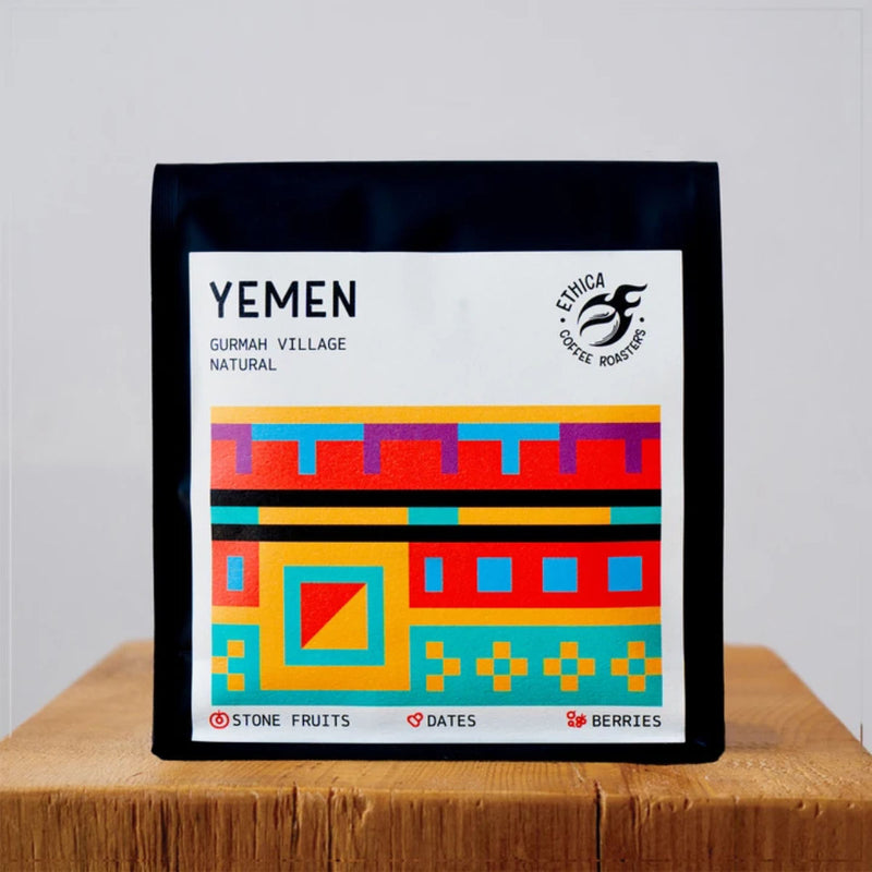 Ethica Roasters Yemen Gurmah Village Whole Bean Coffee (250g)