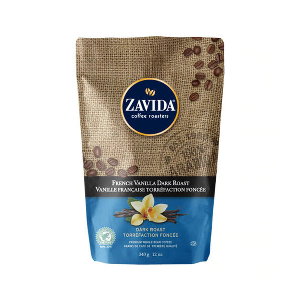 Zavida French Vanilla Dark Roast Whole Bean Coffee (12 oz.)