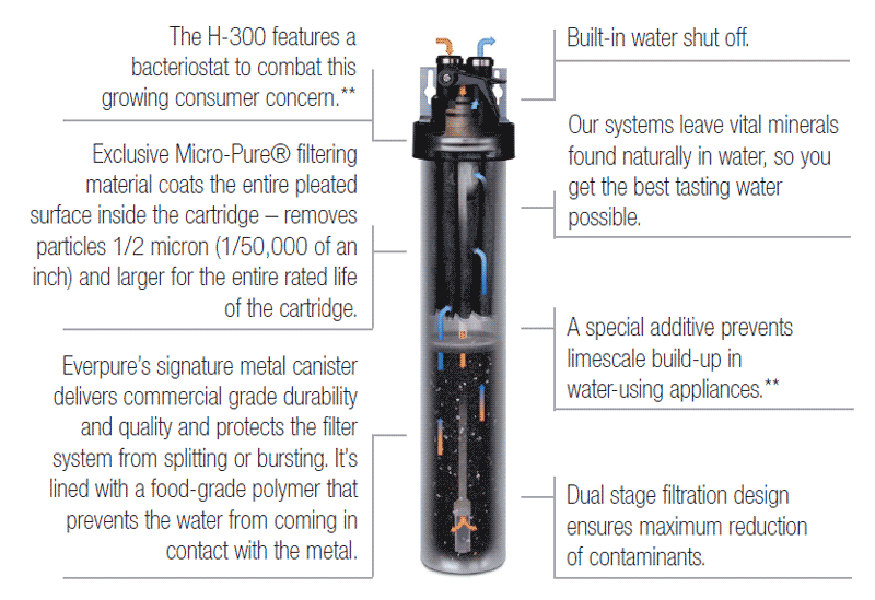 Everpure H300 Water Filtration System