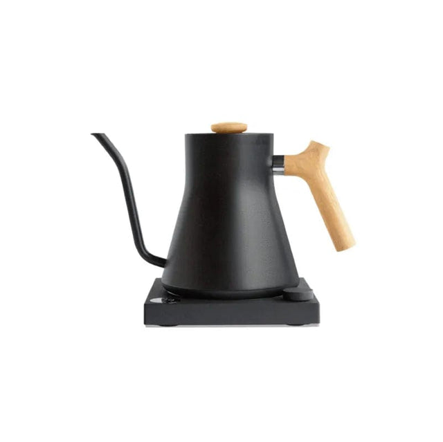 Fellow Stagg EKG Pour-Over Kettle (Matte Black + Maple) Kettle Fellow