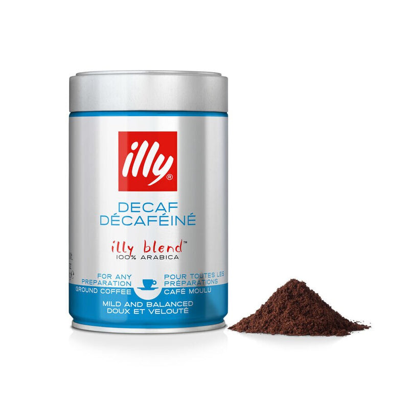 Illy Decaf Classico Ground Espresso Coffee