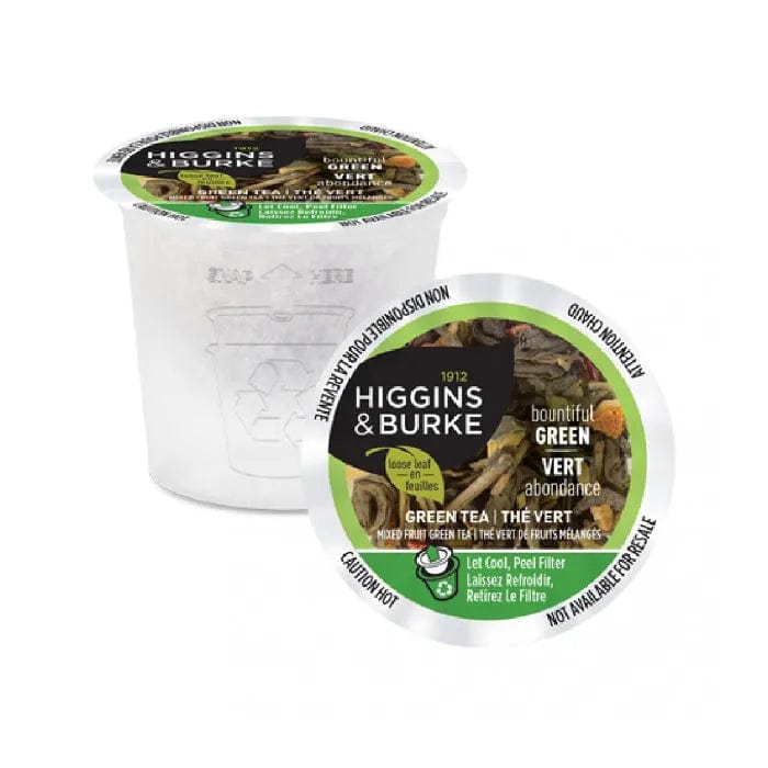 Higgins & Burke Bountiful Green Tea Single Serve Pods (Box of 24) K-Cups Higgins & Burke