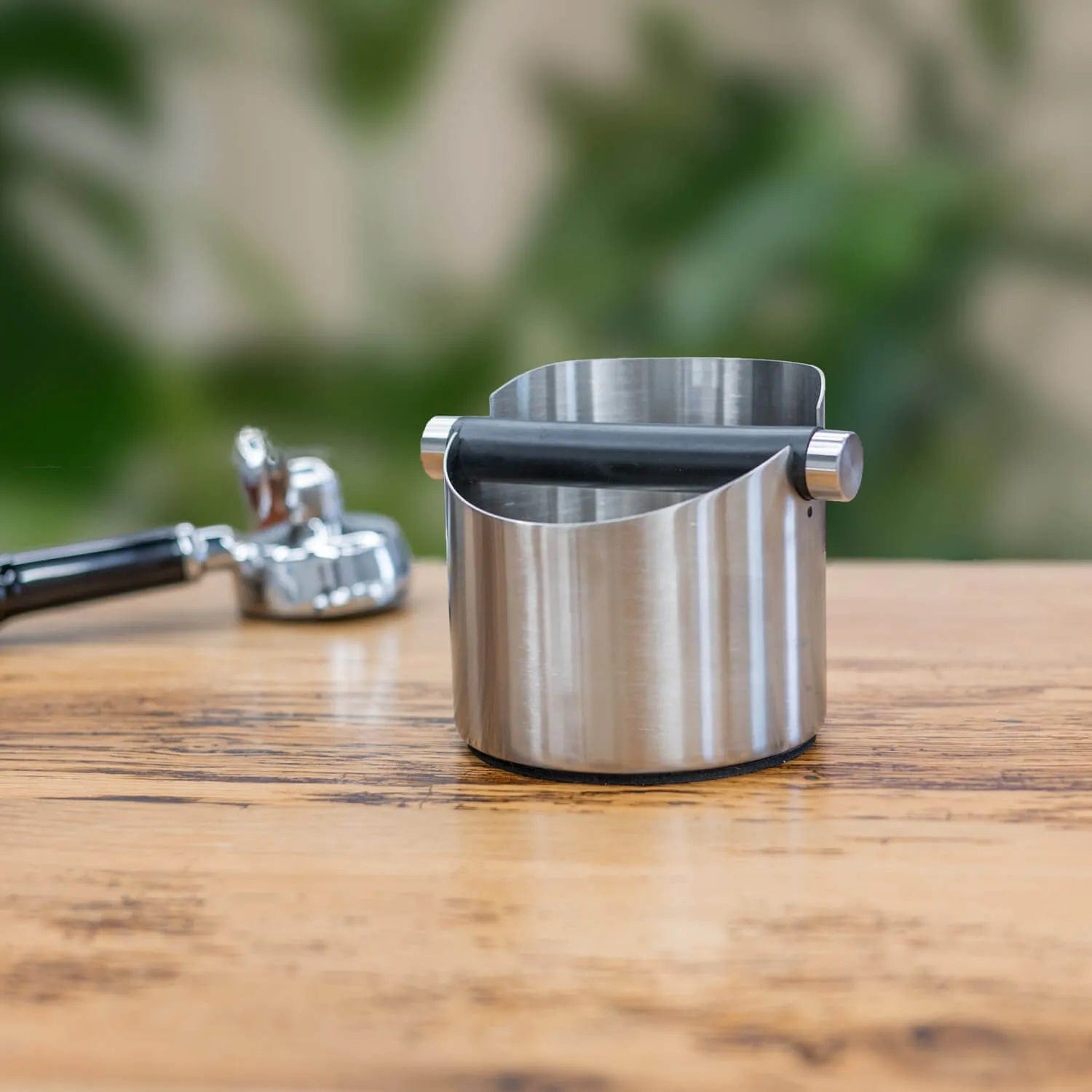 HCS Espresso Knock Box Stainless Steel Coffee Container