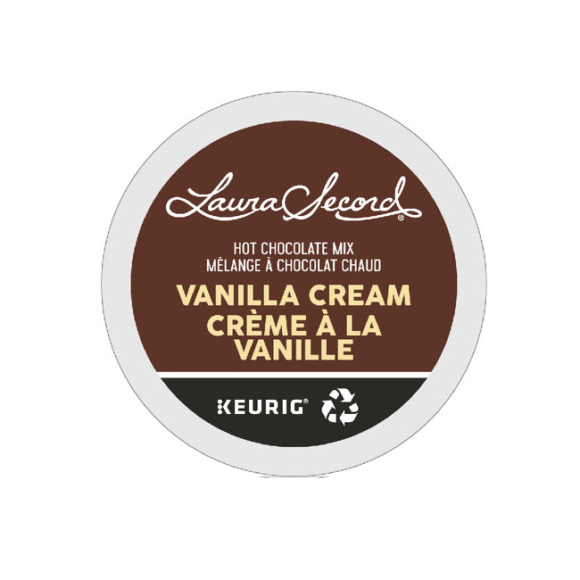 Laura Secord Vanilla Cream Hot Chocolate Mix K-Cup® Pods (Case of 96)