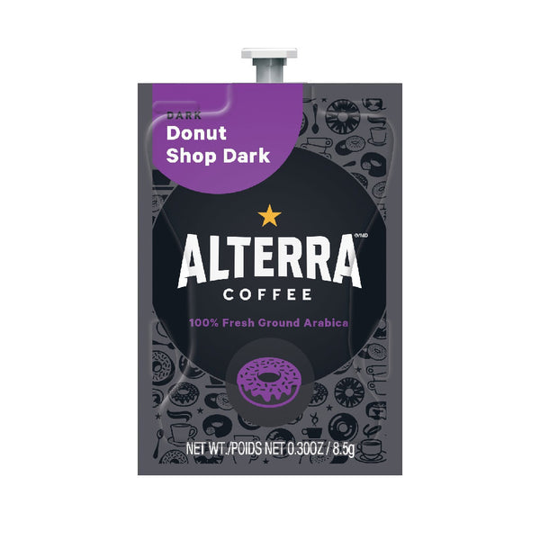 Flavia Alterra Donut Shop Dark Roast Coffee Freshpacks (Case of 100)