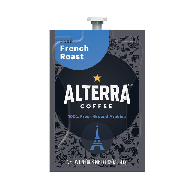 Flavia Alterra French Roast Dark Roast Coffee Freshpacks (Case of 100)