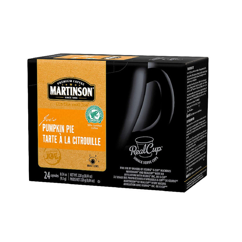 Martinson Coffee Pumpkin Pie Single Serve Pods (Box of 24)