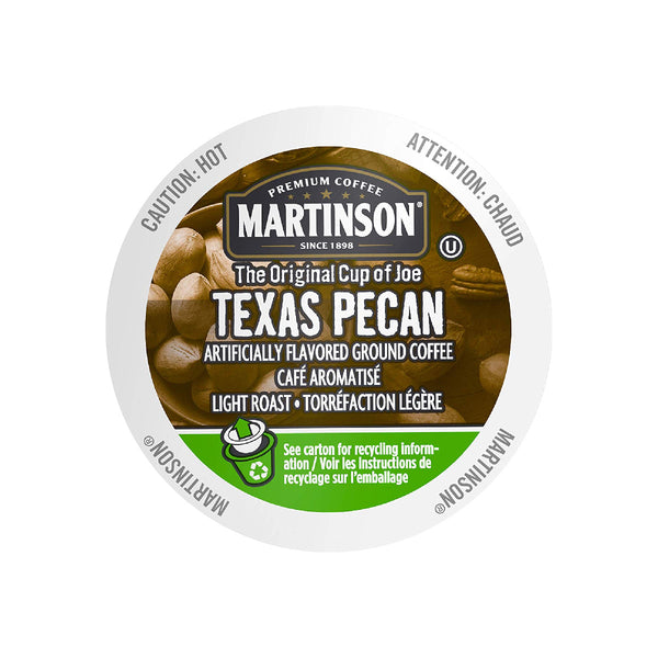 Martinson Coffee Texas Pecan Single Serve Pods (Case of 96)