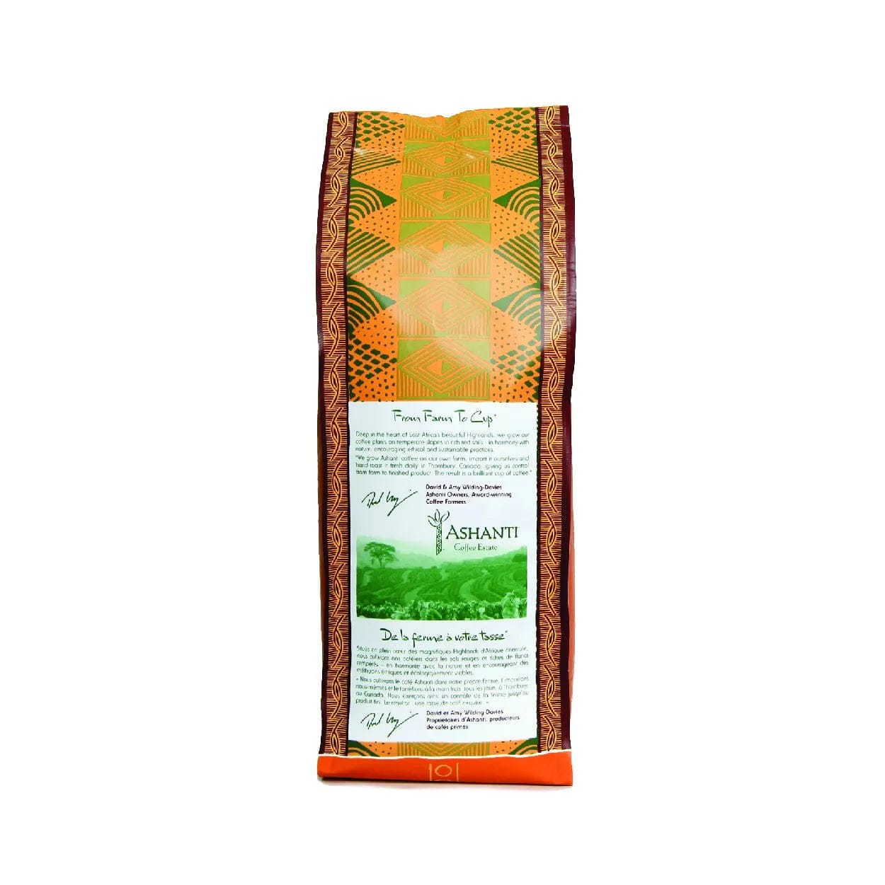 Ashanti Coffee Artisan African Medium Roast Whole Bean (1lb) Whole Bean Coffee Ashanti Coffee