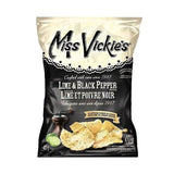 Bulk Miss Vickie's Lime & Black Pepper Chips (Box of 40 Bags) Snacks & Treats Miss Vickie's