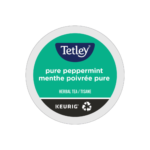 Tetley Pure Peppermint Tea K-Cup® Recyclable Pods (Box of 24)