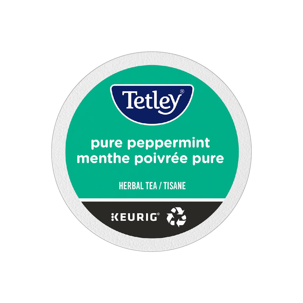 Tetley Pure Peppermint Tea K-Cup® Recyclable Pods (Case of 96) K-Cups Tetley