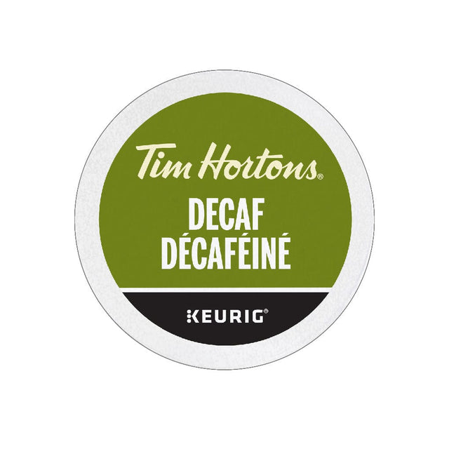 Tim Hortons Decaf K-Cup® Pods (Box of 24) - Best Before August 22, 2024 K-Cups Tim Hortons