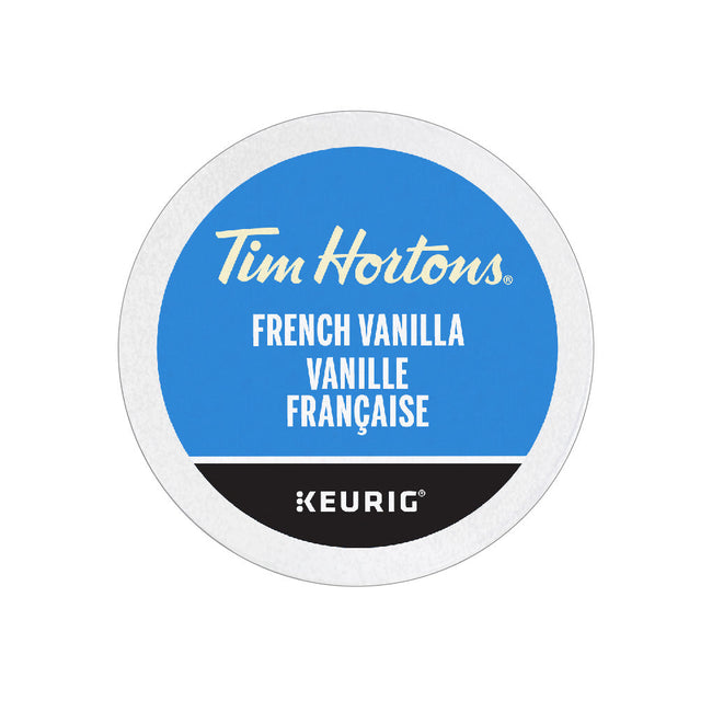 Tim Hortons French Vanilla Coffee K-Cup® Pods | Best Before Nov 13, 2023 (Box of 24)