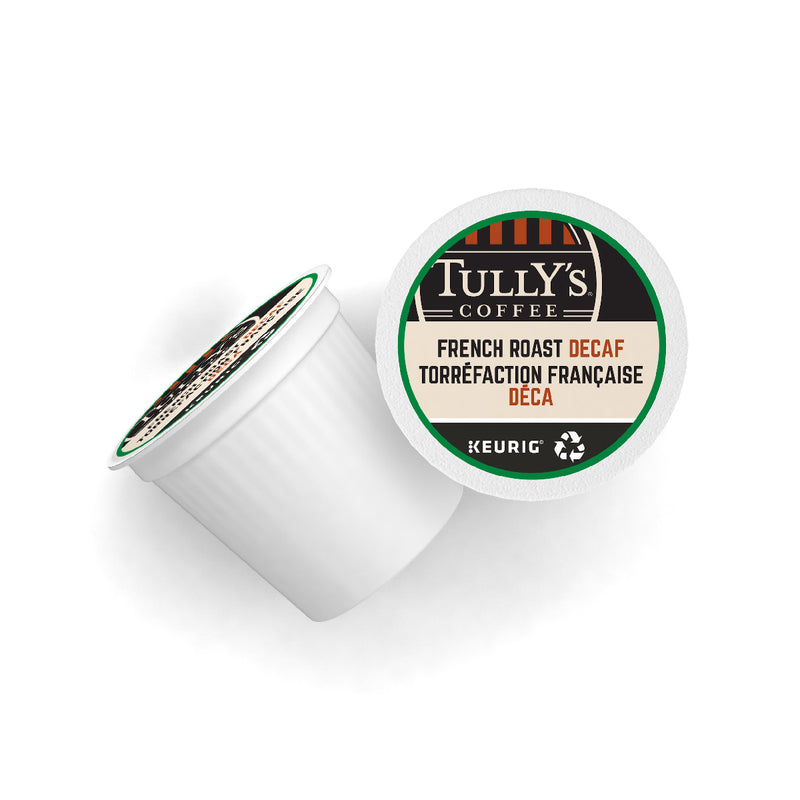 Tully's Decaf French Roast K-Cup® Recyclable Pods (Case of 96)