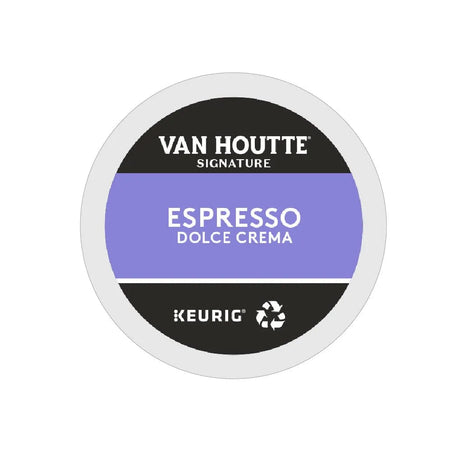 Van Houtte Organic Espresso Dolce Crema K-Cup® Recyclable Pods (Box of 20) K-Cups Van Houtte