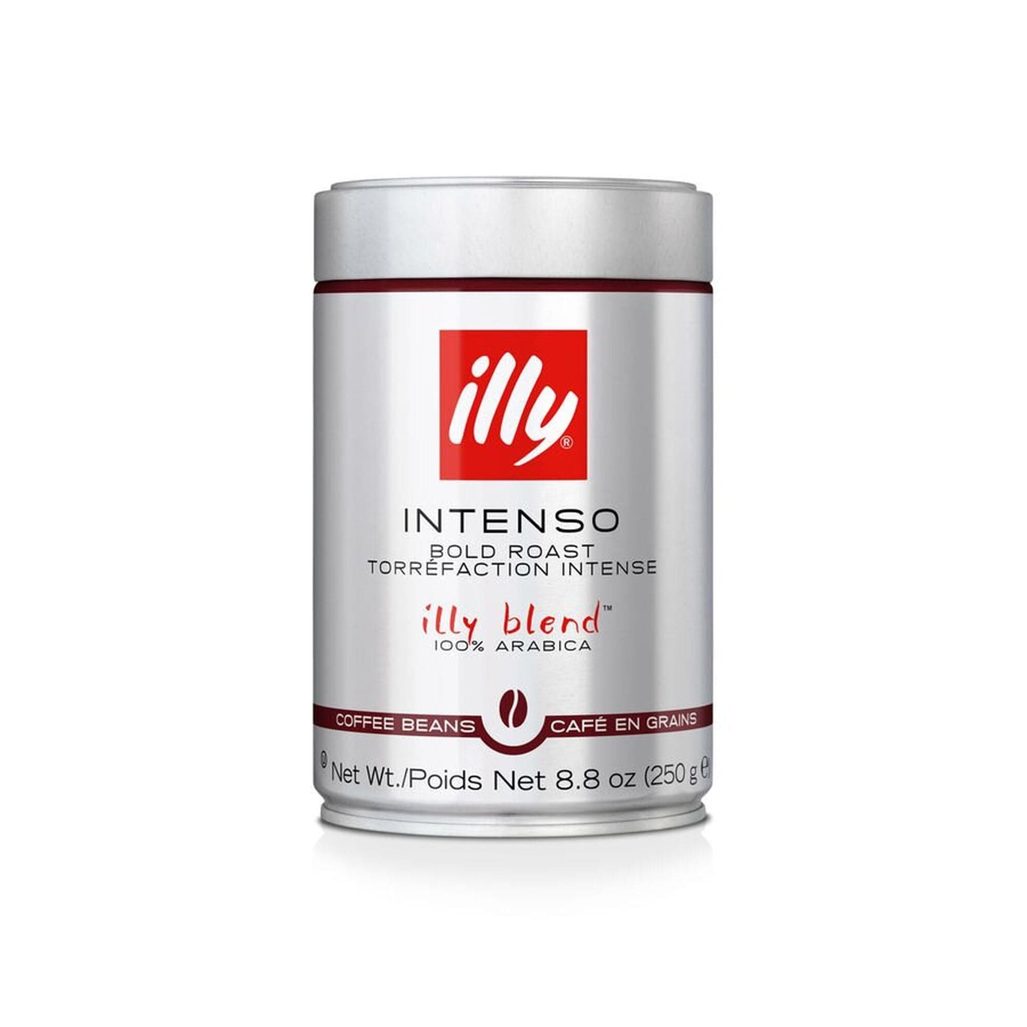 illy INTENSO コーヒー豆 250g 缶 Illy - Intenso Dark Coffee Beans (750g of Whole Beans)